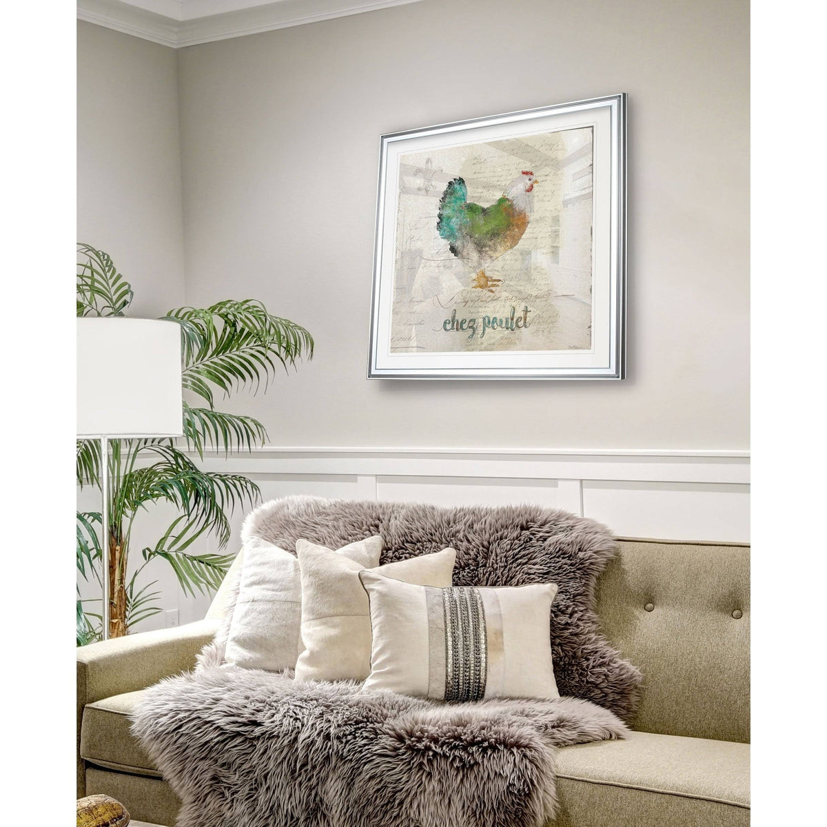 Framed Giclee Print 32 x 32 N313