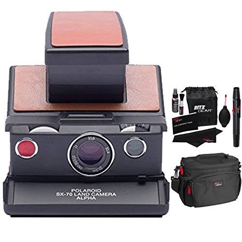 Black & Brown SX-70 Film Camera W434