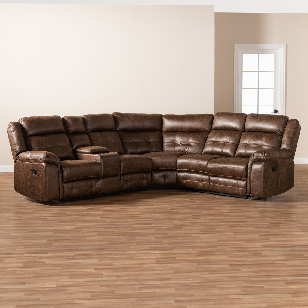 6-Piece Sectional Recliner Sofa H59045
