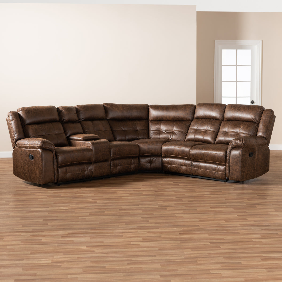 6-Piece Sectional Recliner Sofa H59045