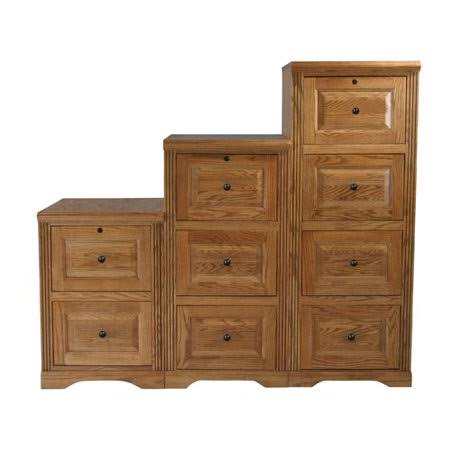 3-Drawer Vertical Filing Cabinet, Medium Light Oak A6025