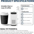 White HEPA USB-C Powered Air Purifier, Pack of 2 S971246