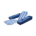 Blue and White Striped Caribbean Floating Swimming Pool Lounge O25114