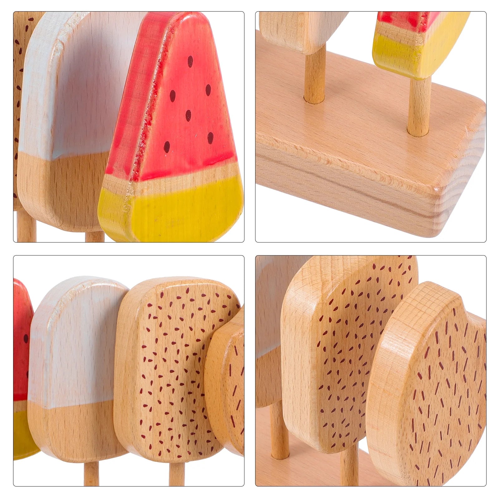 Beech Wooden Ice Cream Toy Playset H470
