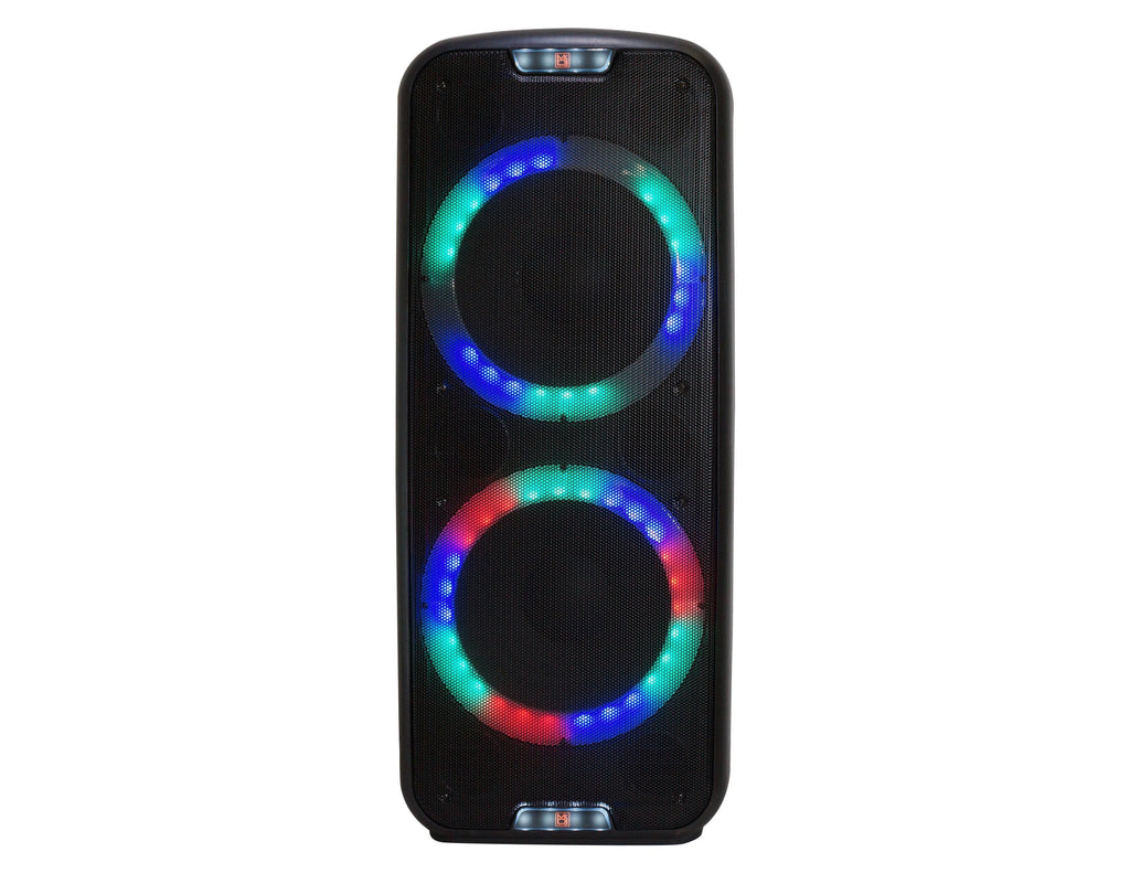 Dual 15” 3-Way Full-Range Powered and Passive DJ PA Bluetooth Loudspeaker C69433