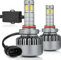 9006 LED Headlight Bulb 100W 6000K Low Beams Fog Lights Pack of 2 B9670