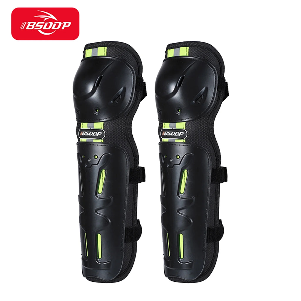 Motorcycle Knee Pads 4 Piece Set Elbow Knee Protection Reflective Breathable Protective Gear O3818