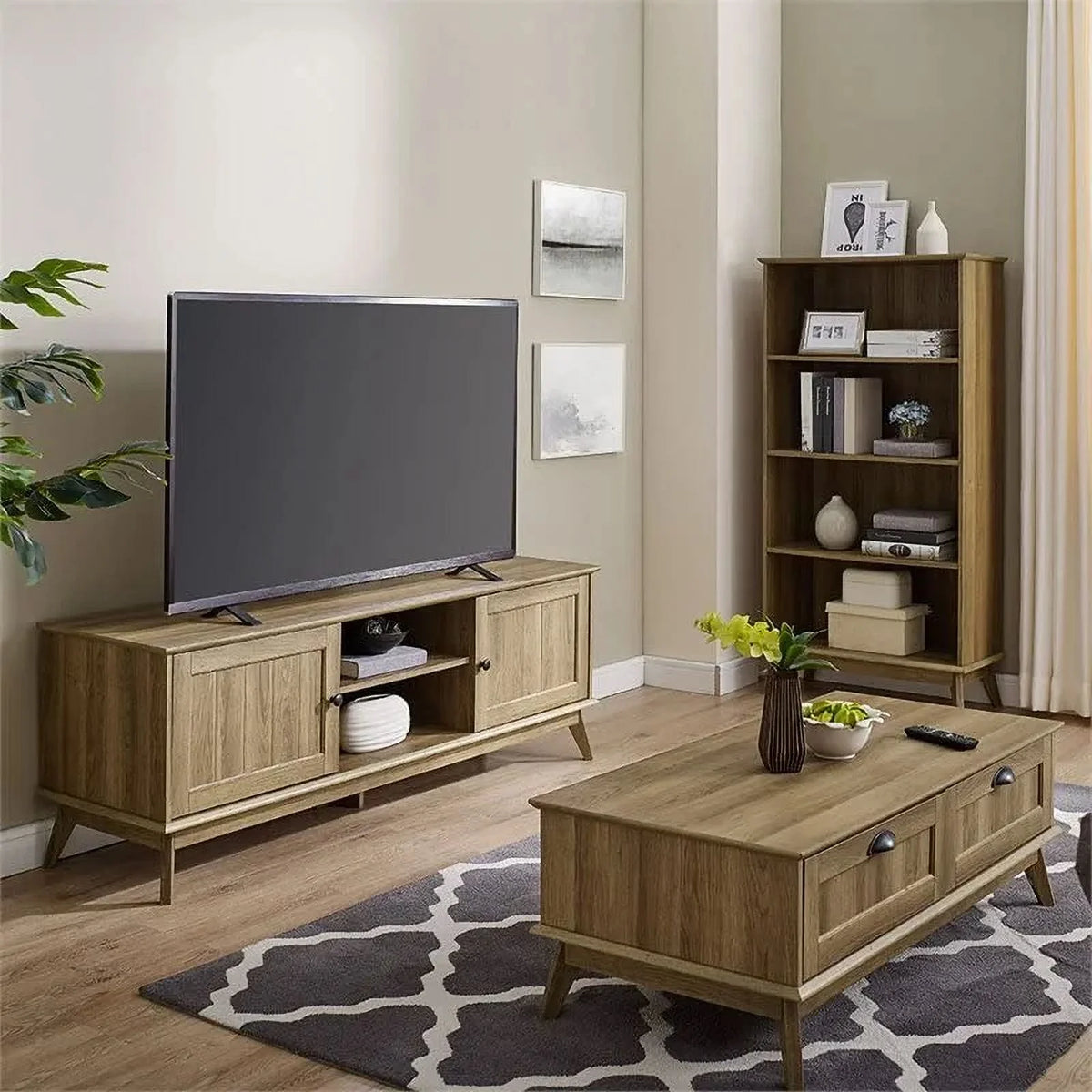 Center Coffee Table with Two Drawers V24019