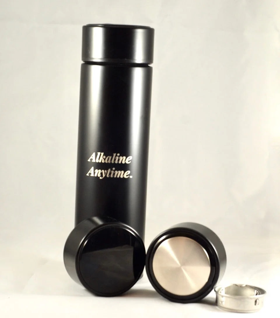 Stainless Steel Water Bottle Flask with 2 Lids Z766