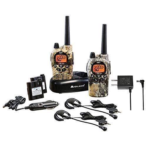 50 Channel GMRS Two-Way Radio Walkie Talkie Mossy Oak Camo Pair Pack J72511