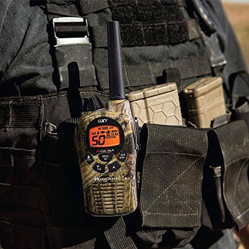 50 Channel GMRS Two-Way Radio Walkie Talkie Mossy Oak Camo Pair Pack J72511
