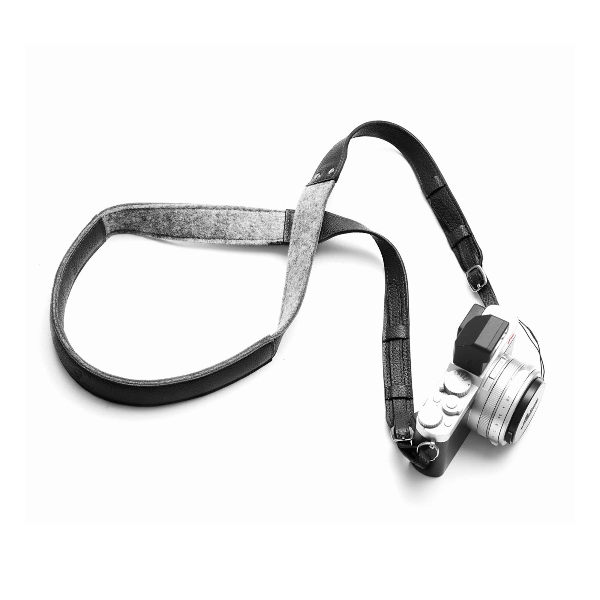 Black Leather Camera Strap I902