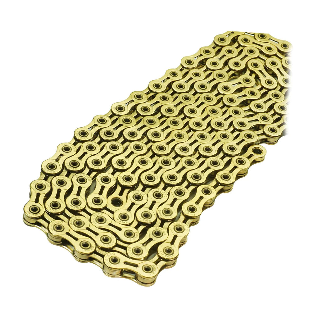 Yellow 116 Links Bicycle Chain I365