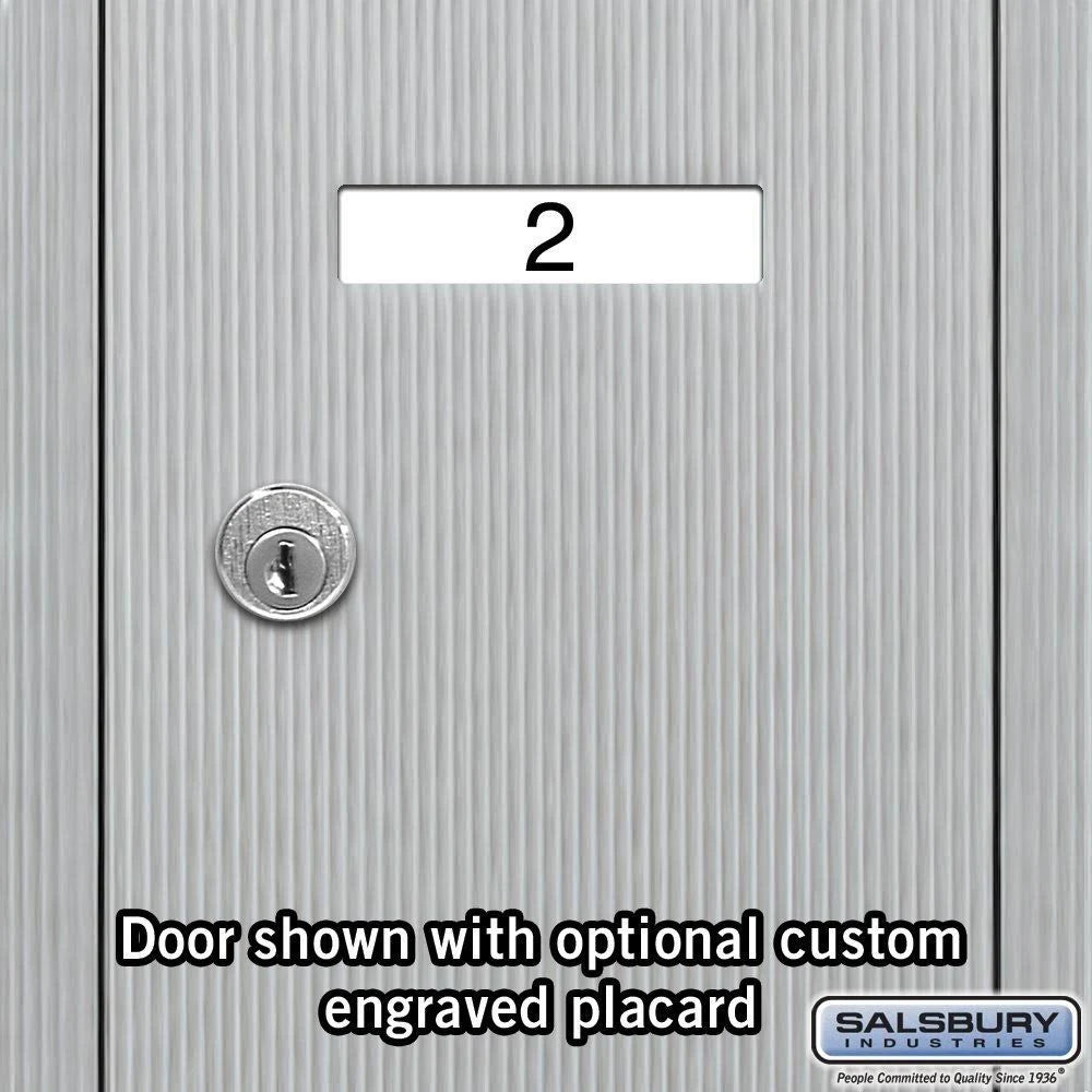 6 Doors Aluminum Vertical Mailbox K296