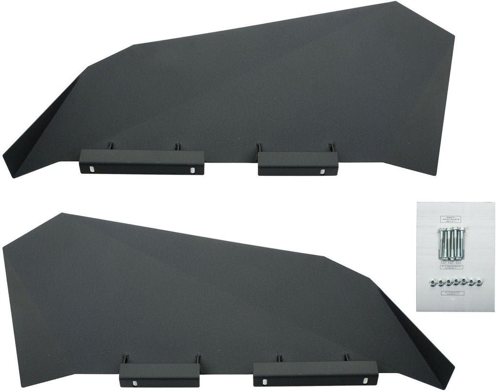 Black Aluminum Lower Door Insert Panels S7813