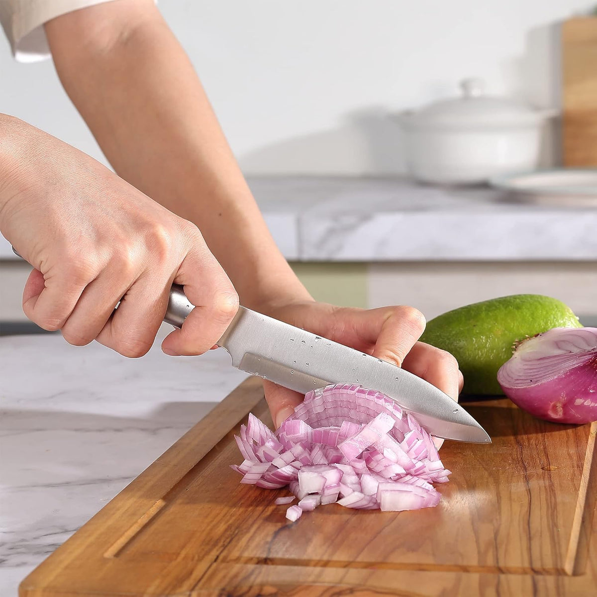 5 Pc German Stainless Steel Chef Knife Set G3129
