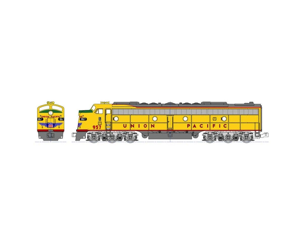 N Scale EMD E9A Union Pacific Nose Herald Y5193