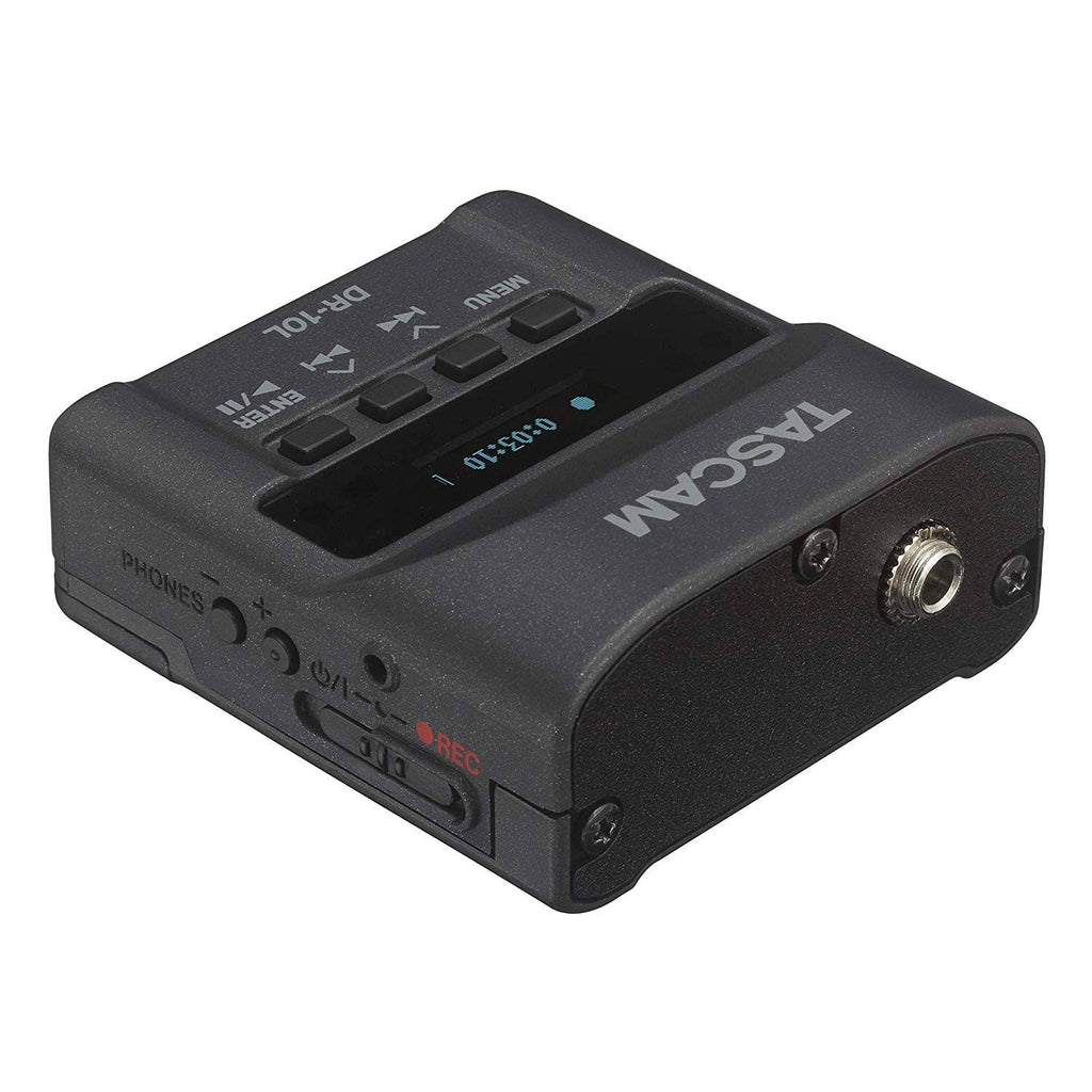 Black Mini Portable Recorder with Lavaliere Microphone M217