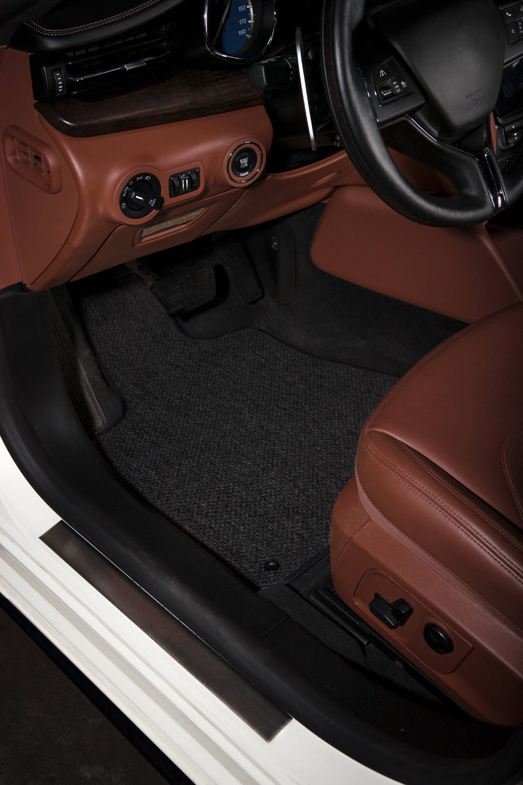 Charcoal All-Weather Textile Car Mats for Tesla Model X T348