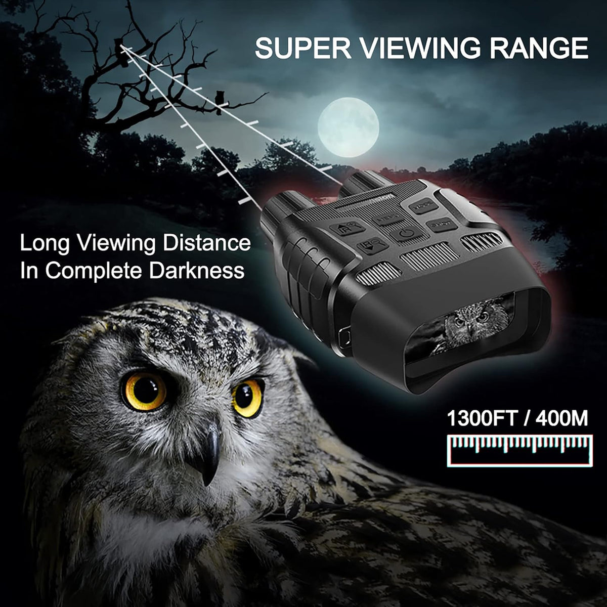 Night Vision Binoculars Digital Infrared with 32GB Memory Card B6052