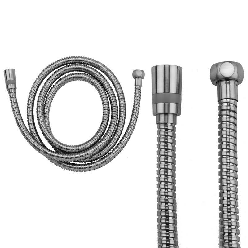 60x22 Swivel Double Spiral Brass Hose Satin Nickel U783976