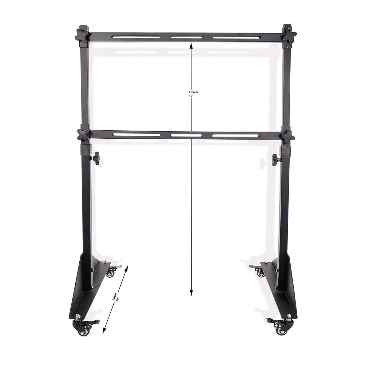 Simulator Monitor Stand with Lockable Castor Wheels and Cable Ties H332174