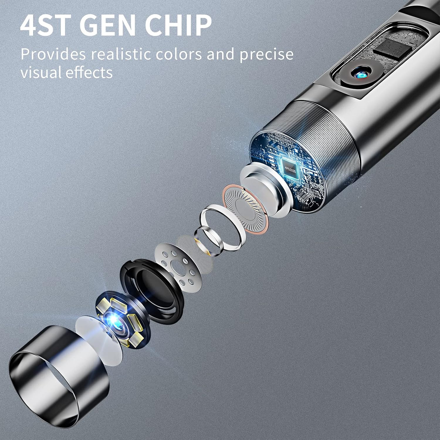 11.5FT 1080P HD 4.3 IPS Screen Industrial Endoscope with 7mm Lens K872052
