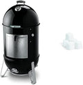 Black Charcoal Smoker and Lighter Cube Bundle I138