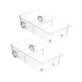 Clear Fridge Drawer Organizer Storage Bins 2 Piece I7246