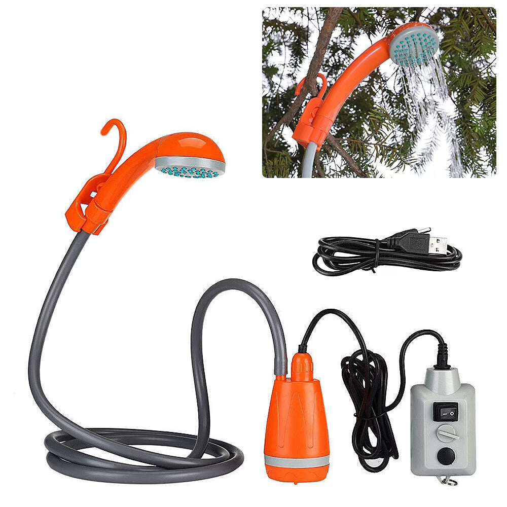Portable Camping Shower Pump Rechargeable Shower Head T697