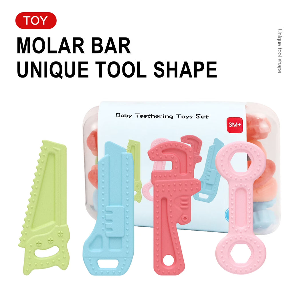 Teething Toys BPA-Free Silicone 4 Toys T3098