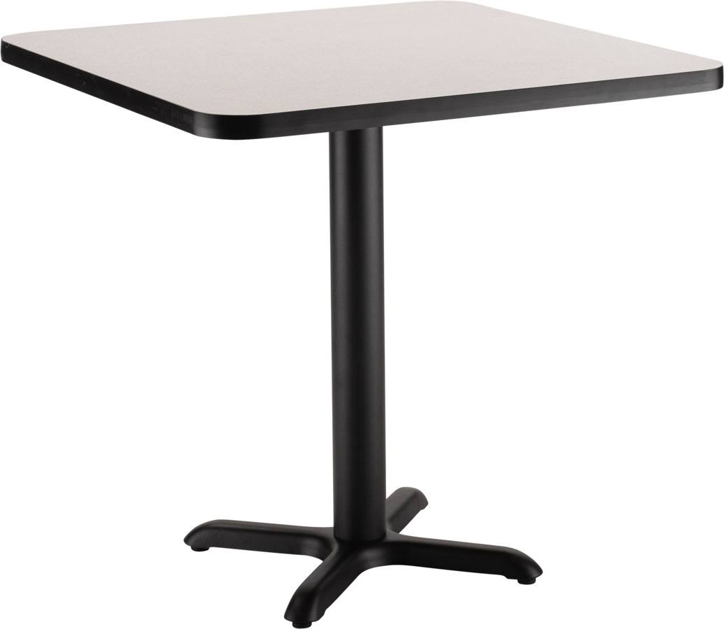 Grey Nebula Black Square Cafe Table B771