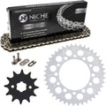 Drive Sprocket Chain Combo Front 12 Rear 42 Tooth 520NZ Standard 88 Links Pack of 2 P496