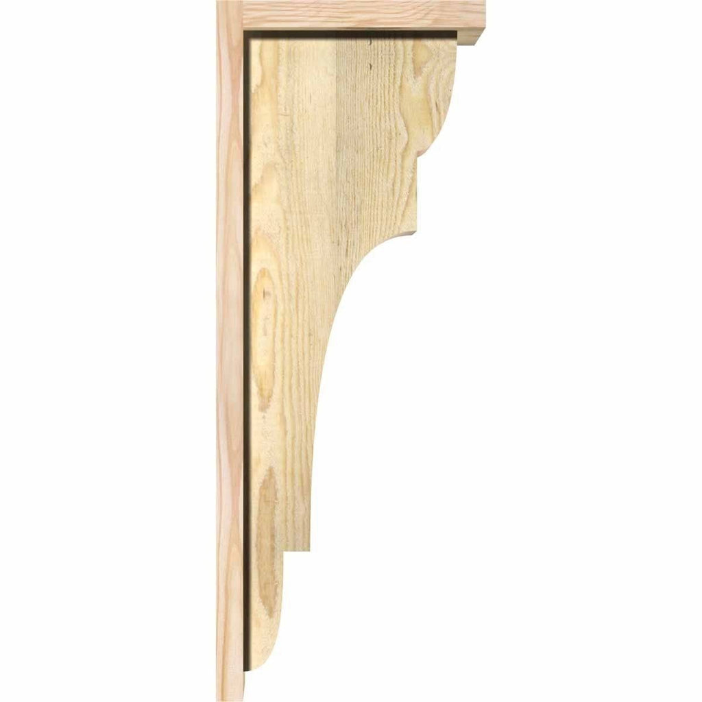 Douglas Fir Corbel with Backplate H979207