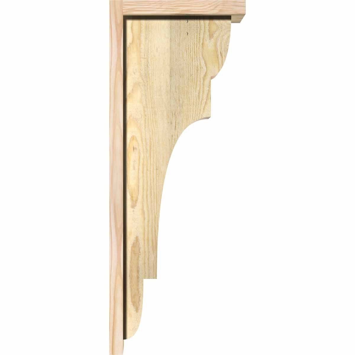 Douglas Fir Corbel with Backplate H979207