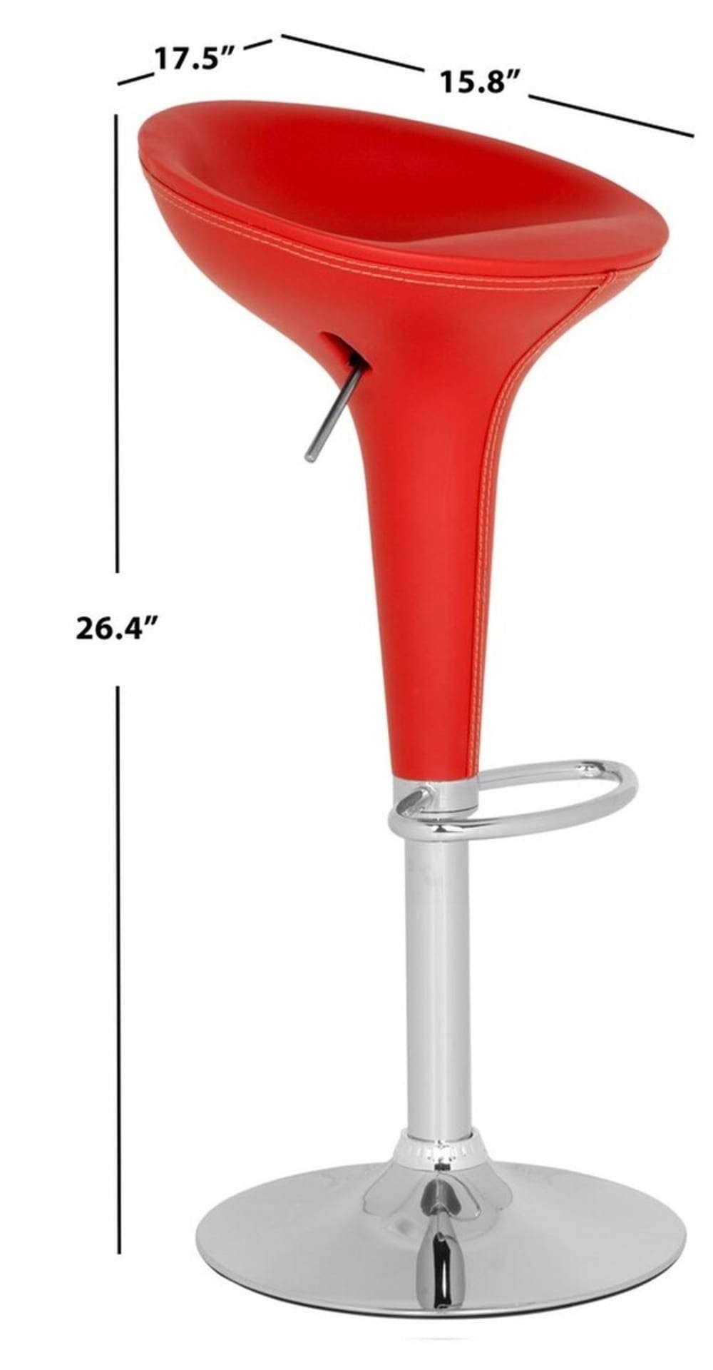 Black Swivel Bar Stool V2219