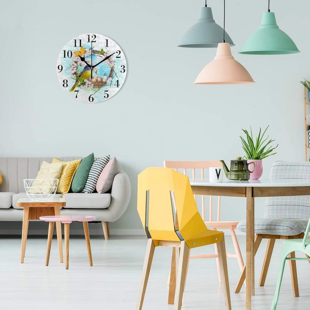 9.8 Inch Silent Round Wall Clock V828