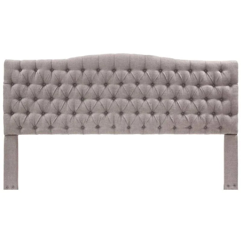 Tufted Panel Headboard, Brown, Queen J5789
