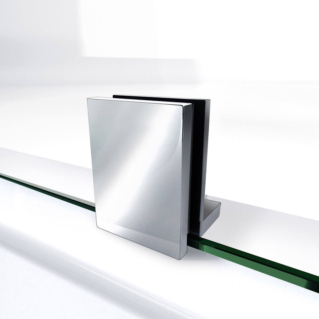 Fully Frameless Hinged Shower Door Chrome A104