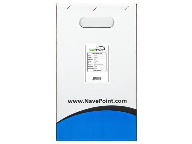 Black 1000ft Cat5e Bulk Ethernet Cable B33779