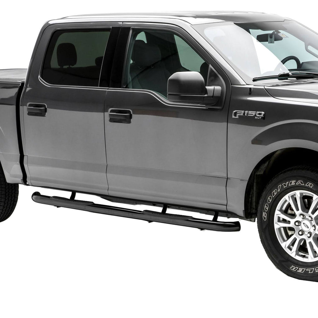 Black 3-Inch Round Side Bars R30906