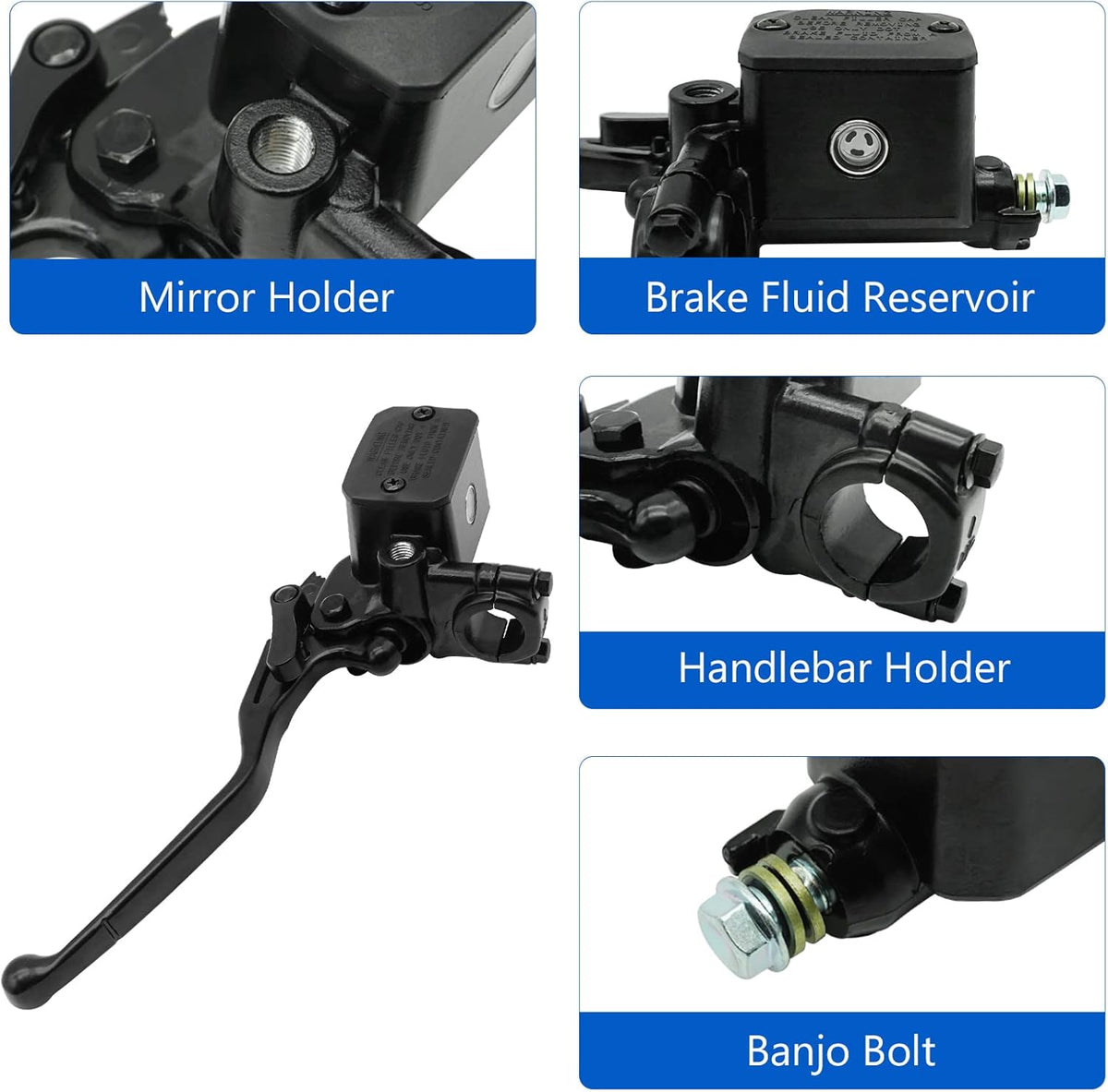 Front Left Brake Master Cylinder Pack of 2 T98671