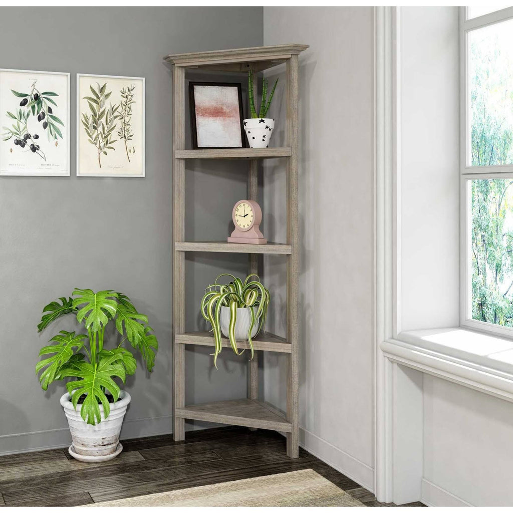 White 2 Shelves Bookcase D300079