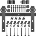 9 ft Carbon Steel Barn Door Hardware Kit V7775
