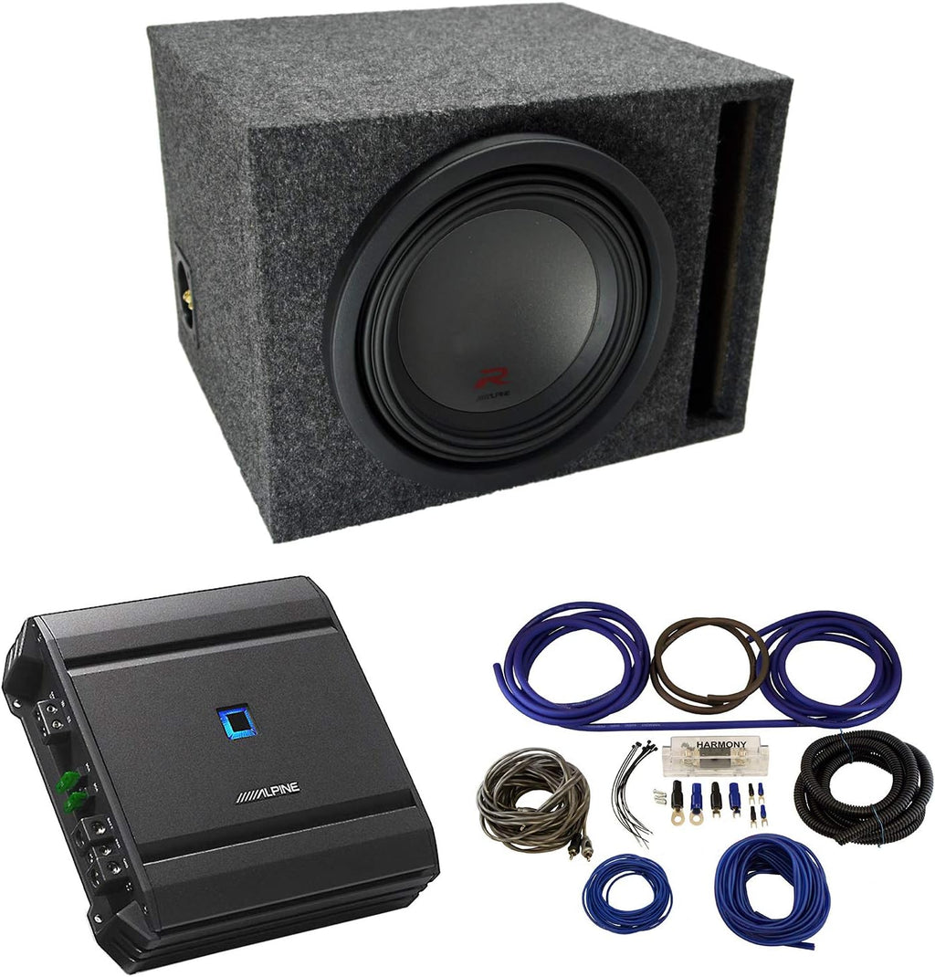 Single 10" Loaded Vented Port Sub Box Enclosure V400