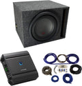 Single 10" Loaded Vented Port Sub Box Enclosure V400
