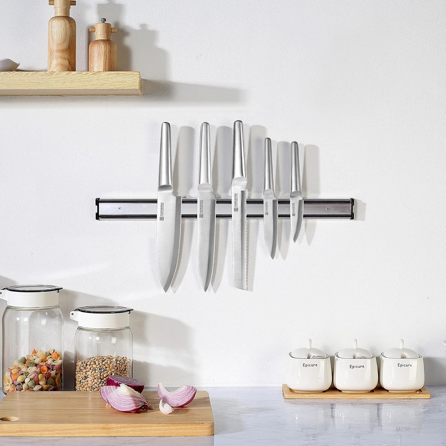 5 Pc German Stainless Steel Chef Knife Set G3129