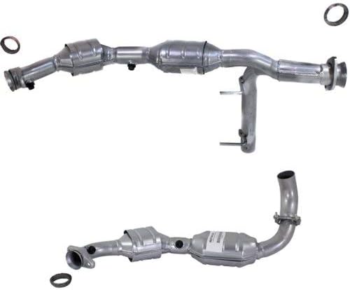 Catalytic Converter Aluminized Steel Tube 2 Sensor Ports C162507