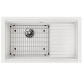 Quartz Composite Undermount Single Basin Kitchen Sink W99854