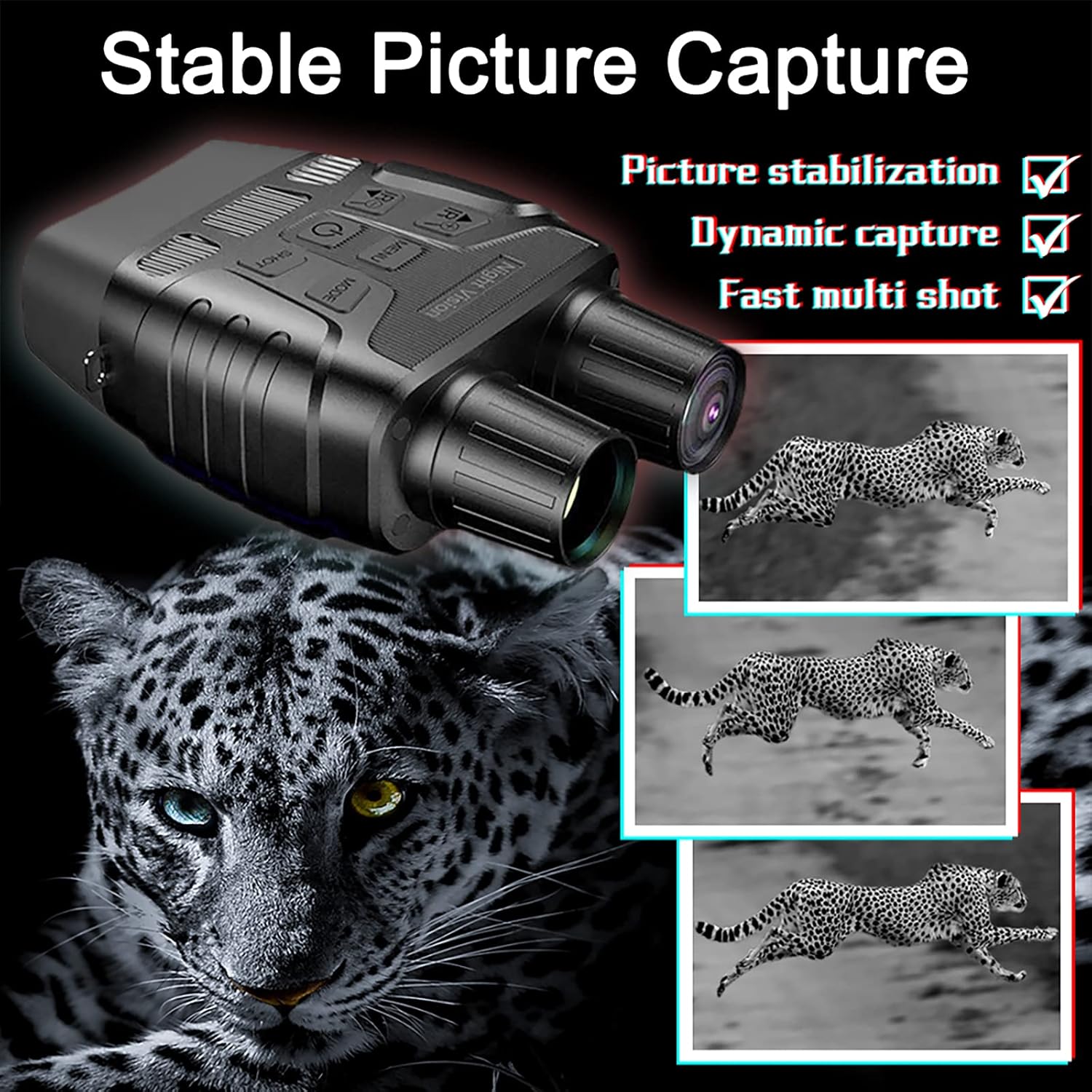 Night Vision Binoculars Digital Infrared with 32GB Memory Card B6052